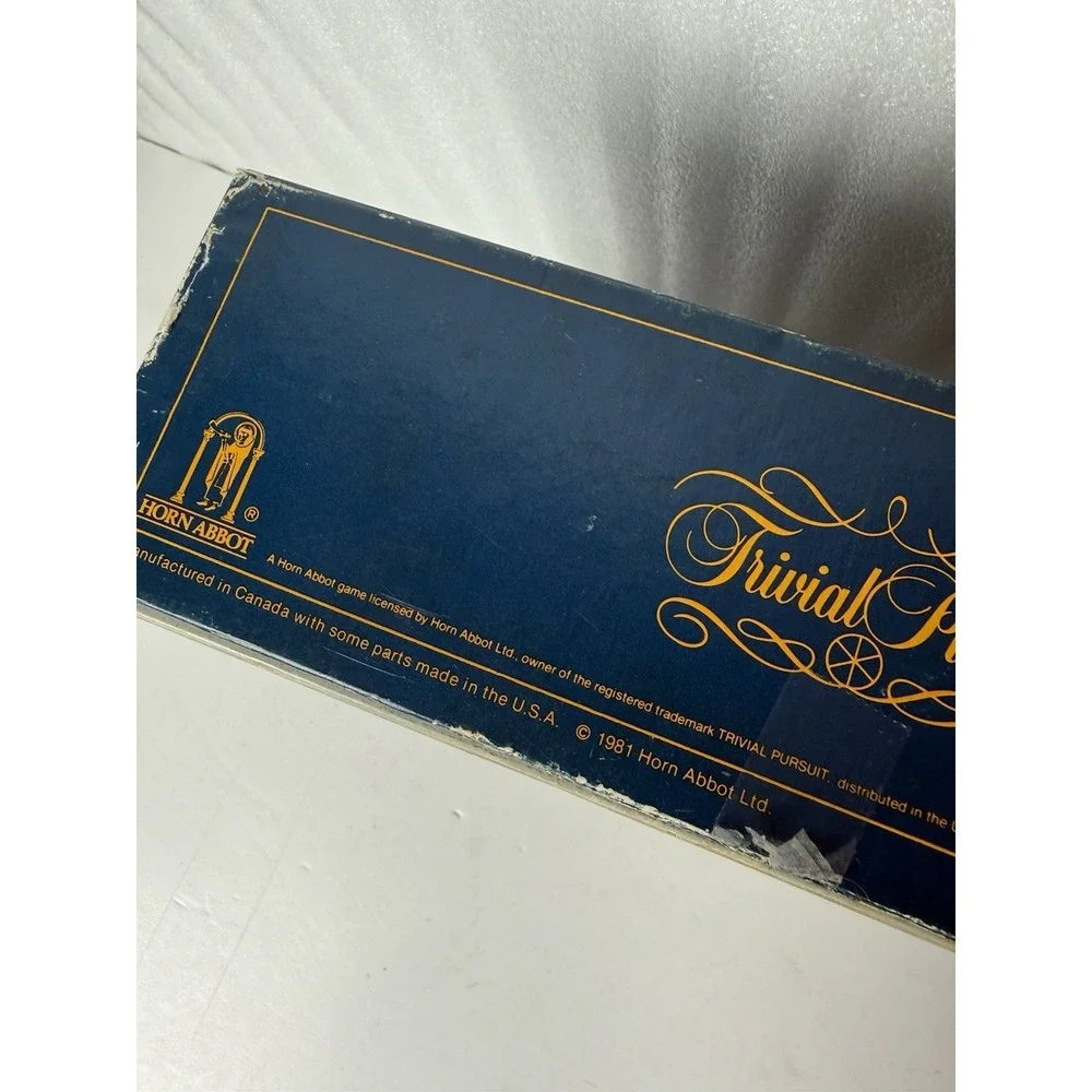 Vintage 80's Original Trivial Pursuit Master Game Genus + Young Players Edition